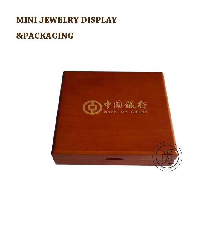 Solid wood jewelry box for bank of china essen