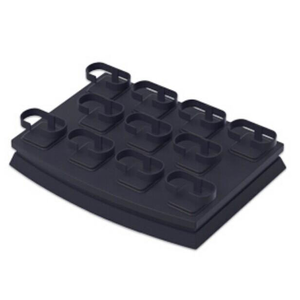 Black Leatherette trays for bracelet watch man