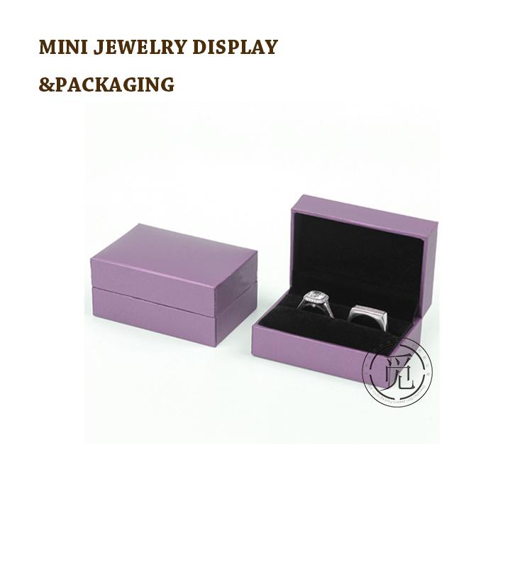 High Quality Paper With Plastic Jewelry Box,Wh