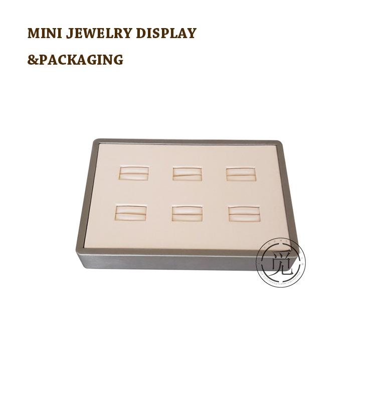 Elegent ring pendant display boxes retail tray